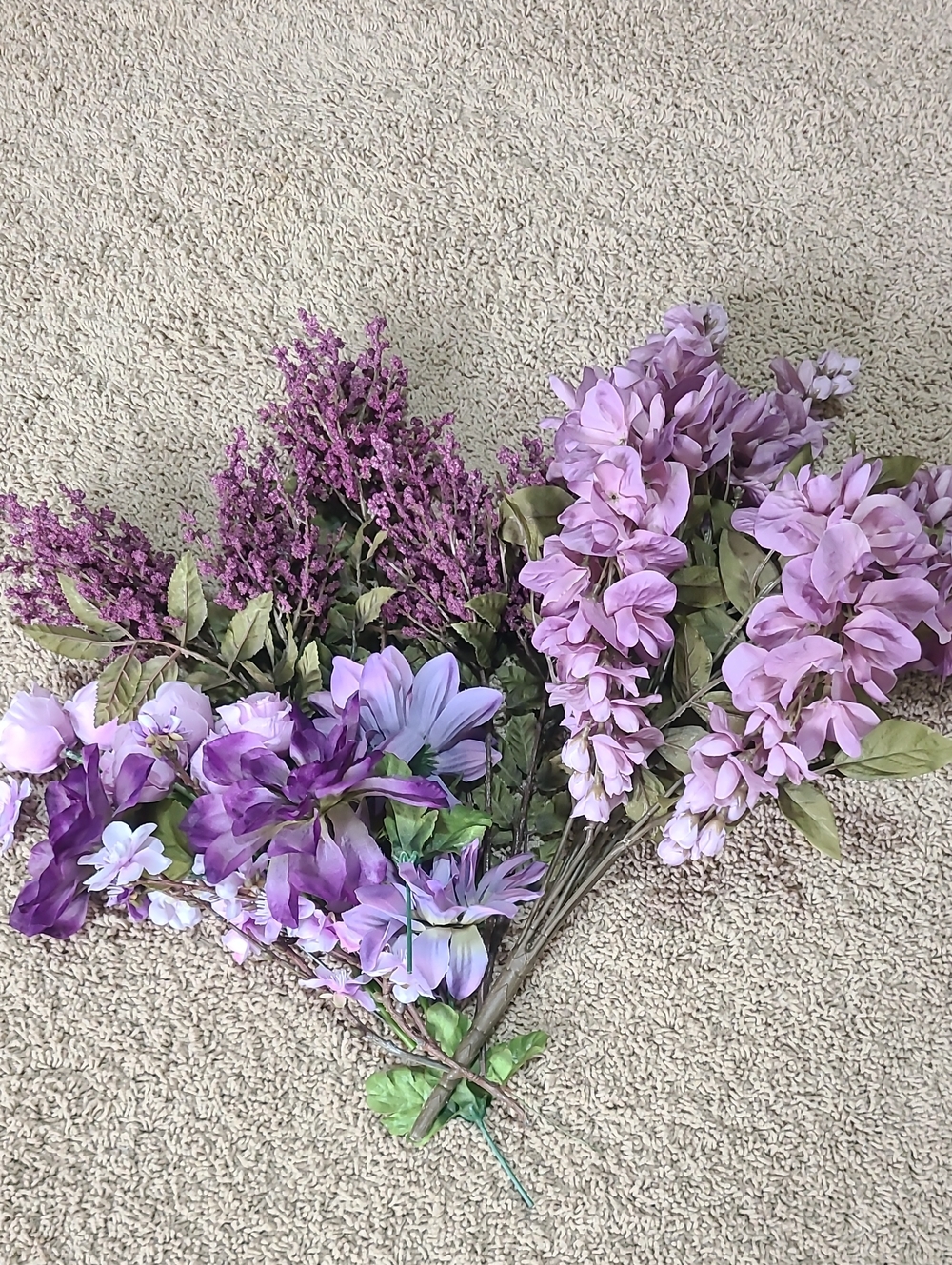 Purple Artificial Flowers - Home Accents